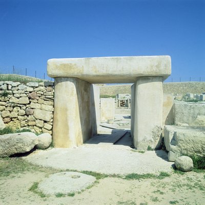 Sito del tempio megalitico, c.3000-c.2500 a.C. da Unbekannt Unbekannt